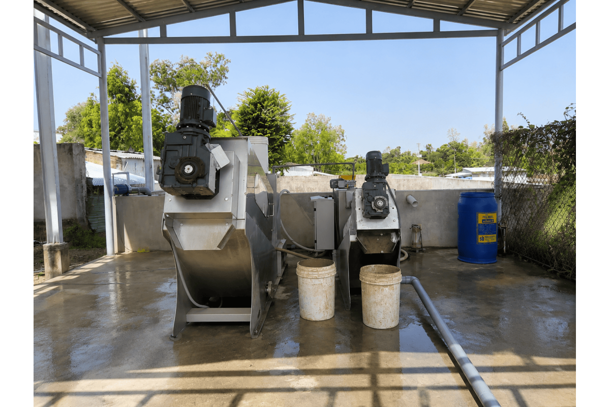 Máy ép bùn trục vít MEB-271-SS