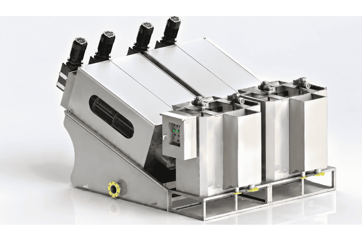 Máy ép bùn trục vít MEB-214-SS