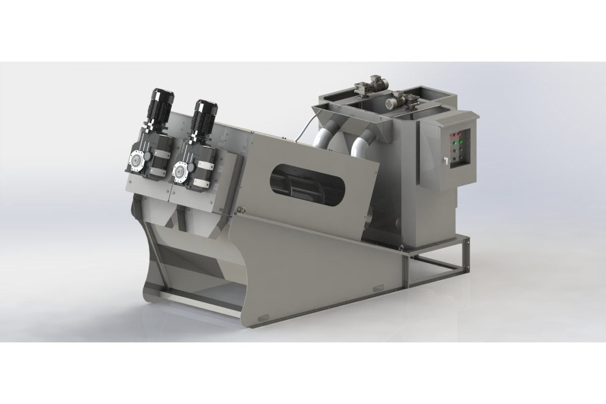 Máy ép bùn trục vít MEB-352-SS