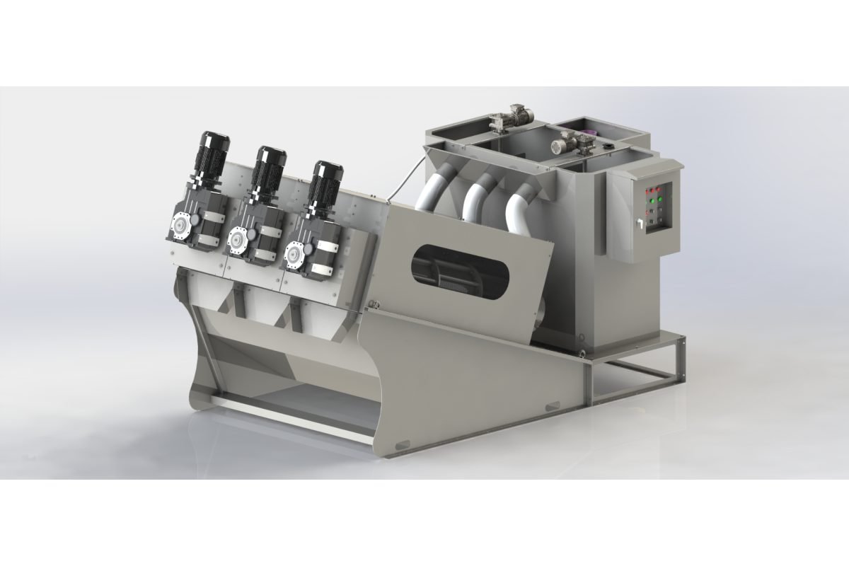 Máy ép bùn trục vít MEB-353-SS