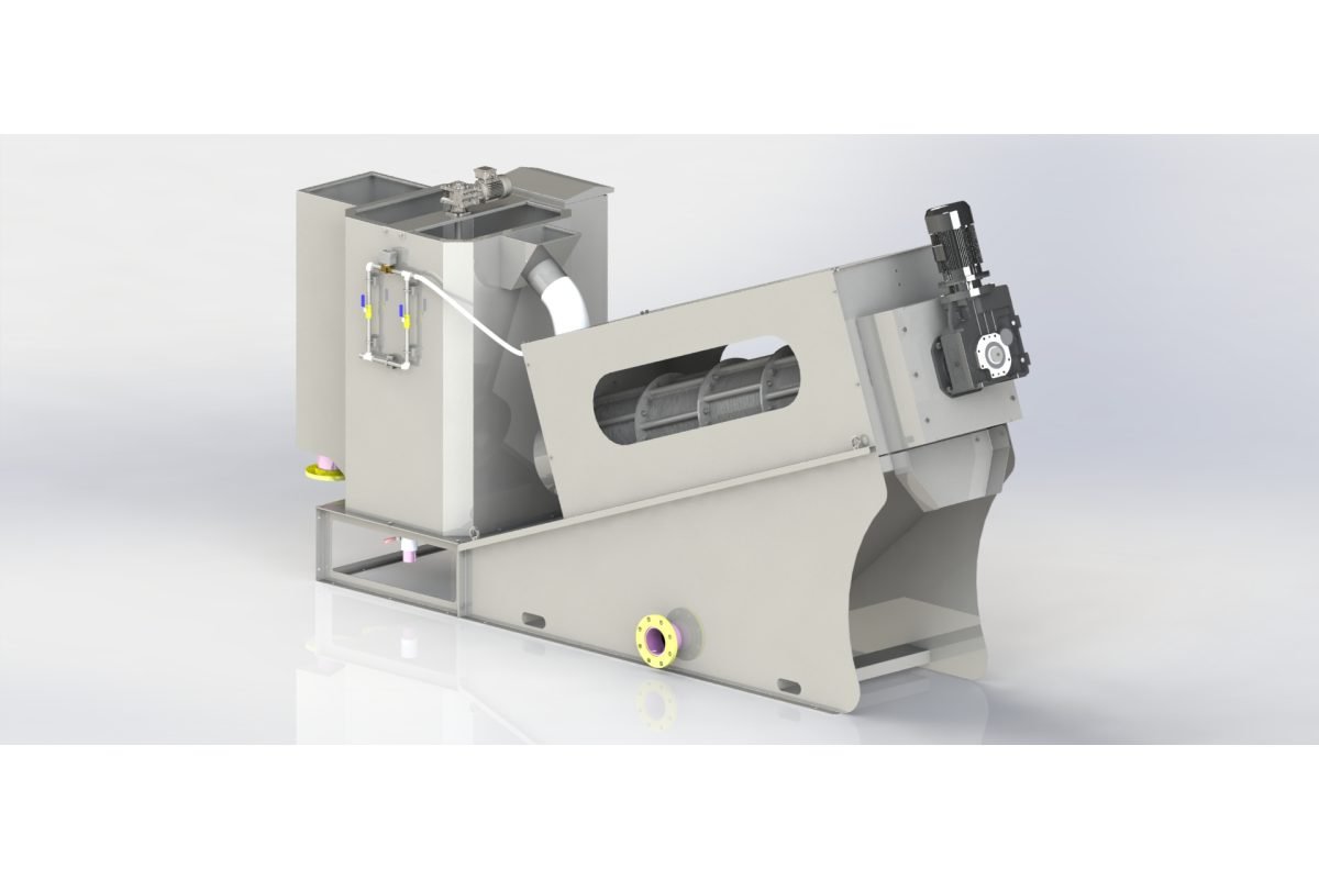 Máy ép bùn trục vít MEB-401-SS