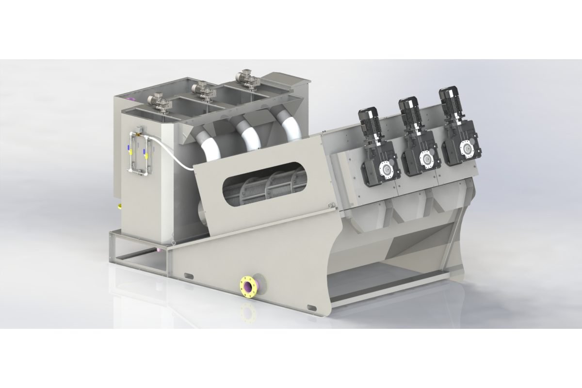 Máy ép bùn trục vít MEB-403-SS