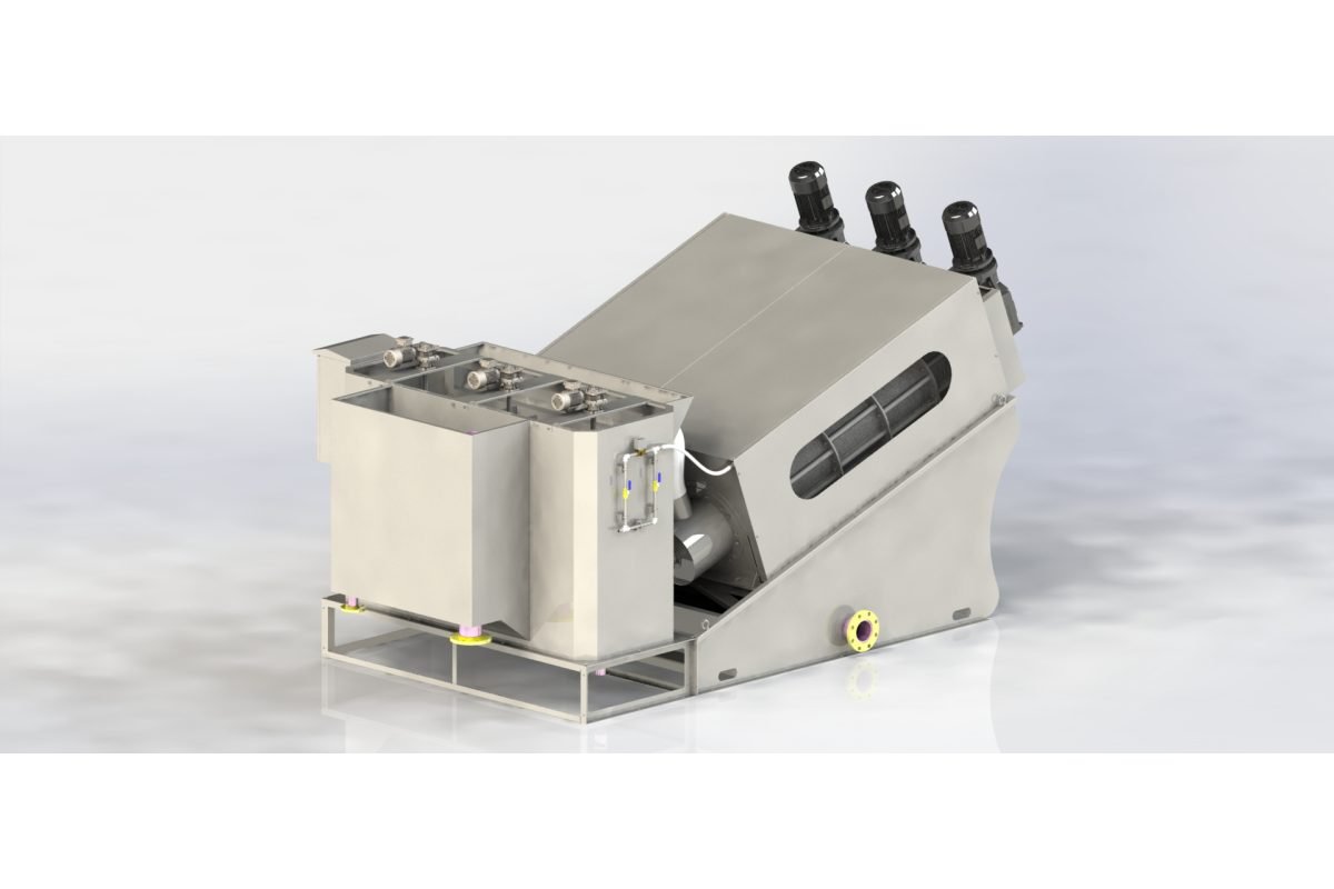 Máy ép bùn trục vít MEB-403-SS