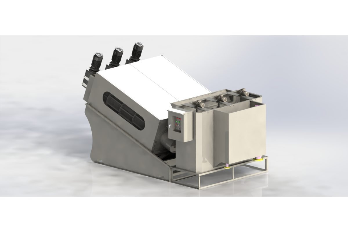 Máy ép bùn trục vít MEB-403-SS
