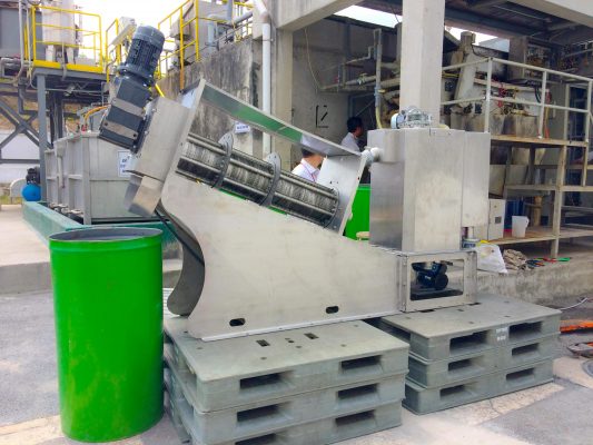 máy ép bùn trục vít