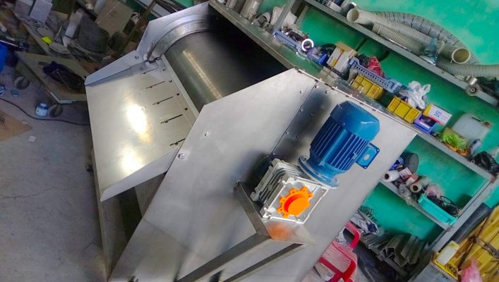 máy lược rác trống quay